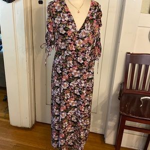 WAYF floral maxi dress